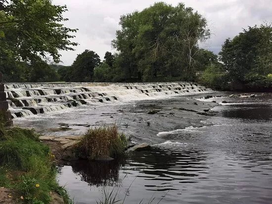 Burley Weir And Stepping Stones
