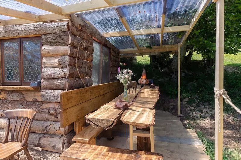 3 Bell Tents & Remote Wood Cabin - Sleeps 12